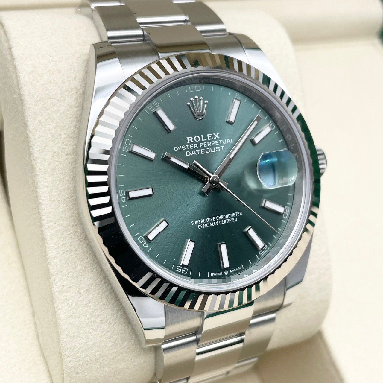 ���ݾڽ�����2026ǯ5��ۥ���å��� �ǥ��ȥ��㥹�� 126334 �ߥ�ȥ��꡼�� 41mm