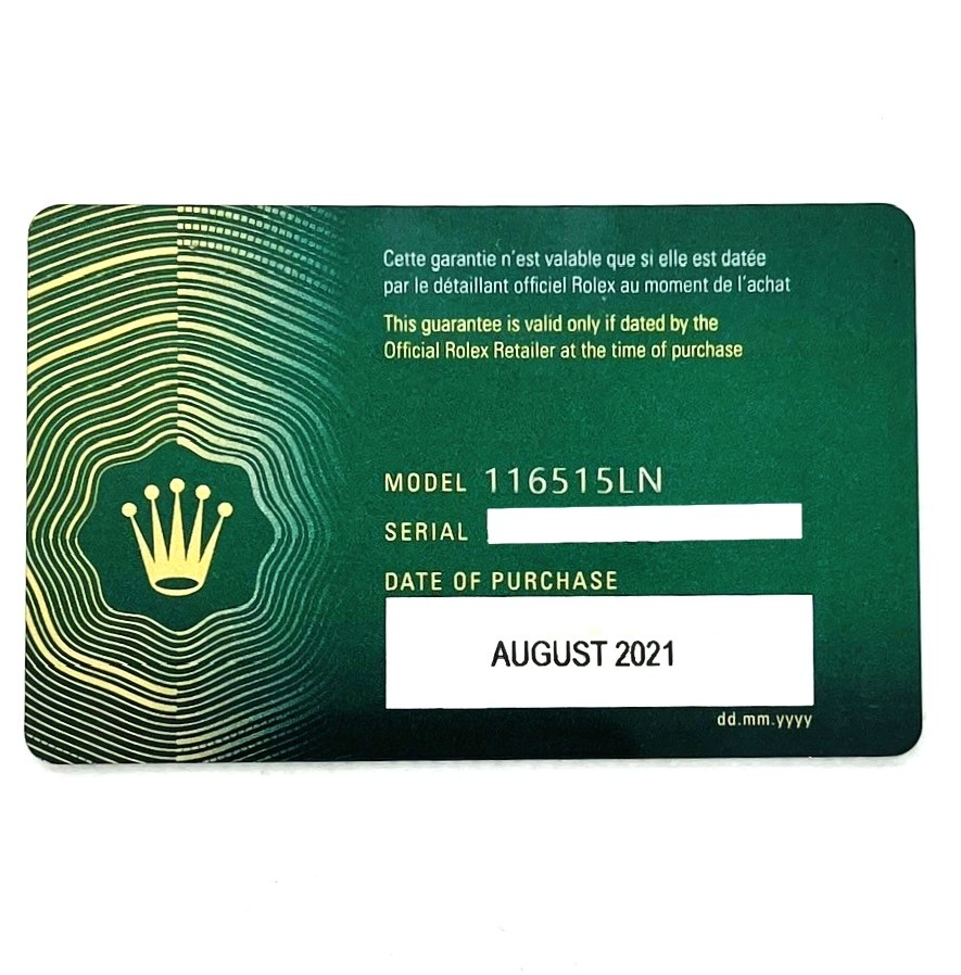 ����å��� �ǥ��ȥ� 116515LN ��ƥ��饤�� ���С��������������