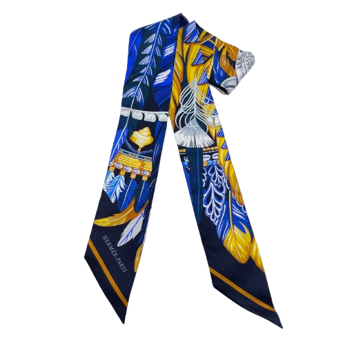 エルメス ツイリー シルクスカーフ プリント柄 エルメス(Hermes