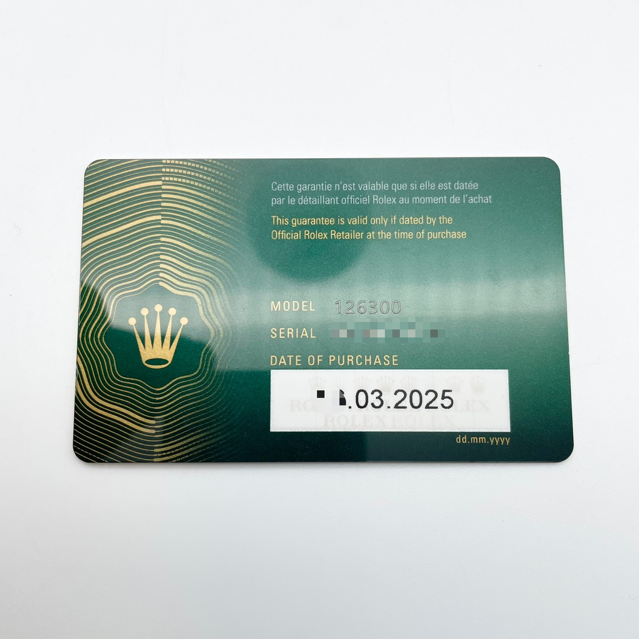 �ڸ����ò��ۥ���å��� �ǥ��ȥ��㥹�� 126300 �����������֥쥹��å� ���졼�� 41mm