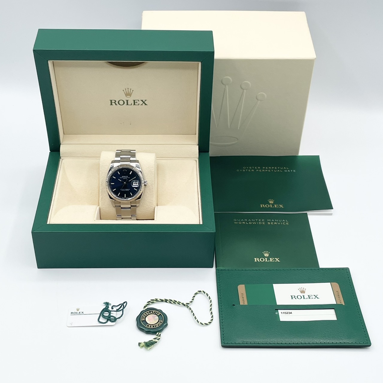 ����å��� �����������ѡ��ڥ��奢�� �ǥ��� 115234 �֥롼 �����������֥쥹��å� 34mm