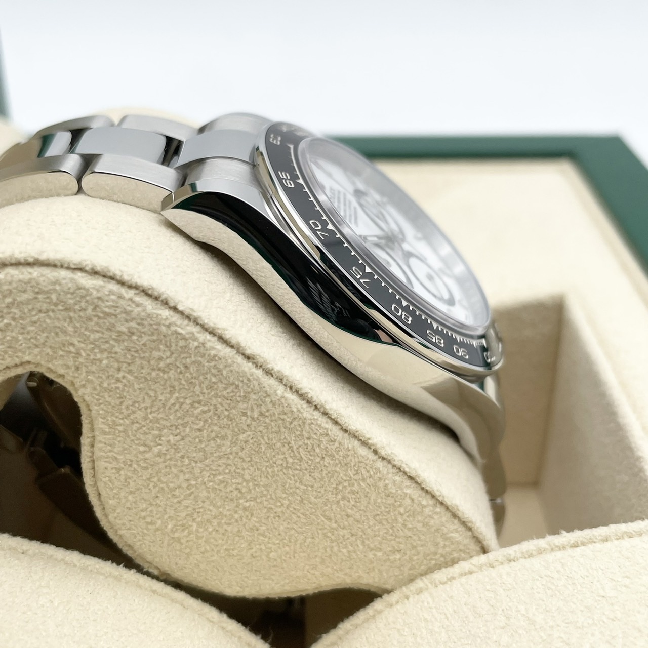 ����å��� �ǥ��ȥ� 126500LN  �ۥ磻�� 40mm ���ƥ�쥹�������� �����������֥쥹