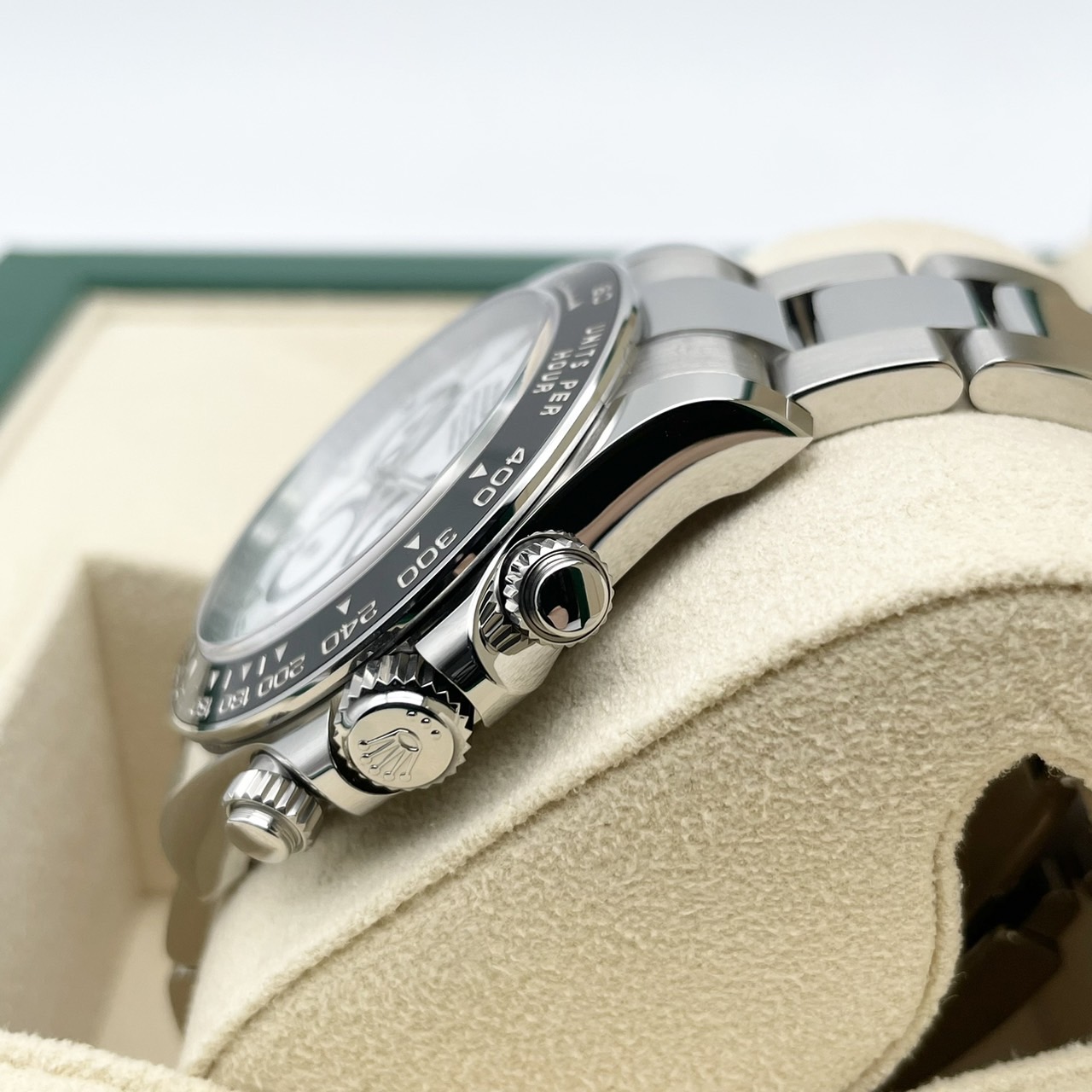 ����å��� �ǥ��ȥ� 126500LN  �ۥ磻�� 40mm ���ƥ�쥹�������� �����������֥쥹