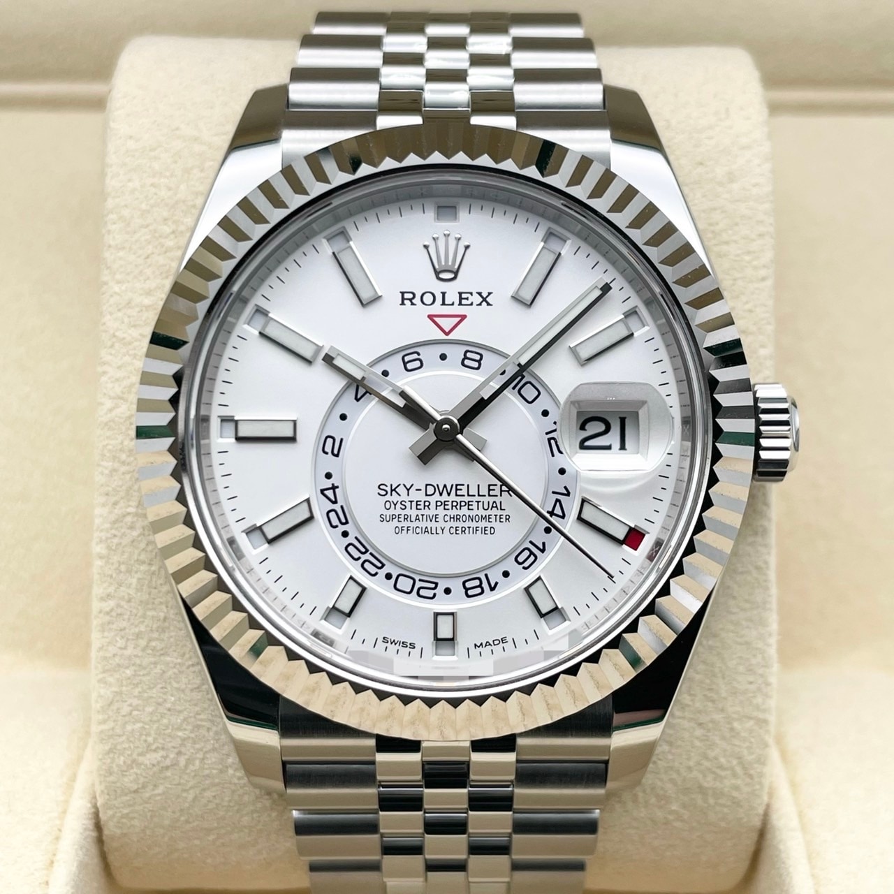 ROLEX 純正ジュビリーブレス　スカイドゥエラー326934  336934 希少な未使用品！】ロレックス スカイドゥエラー 326934