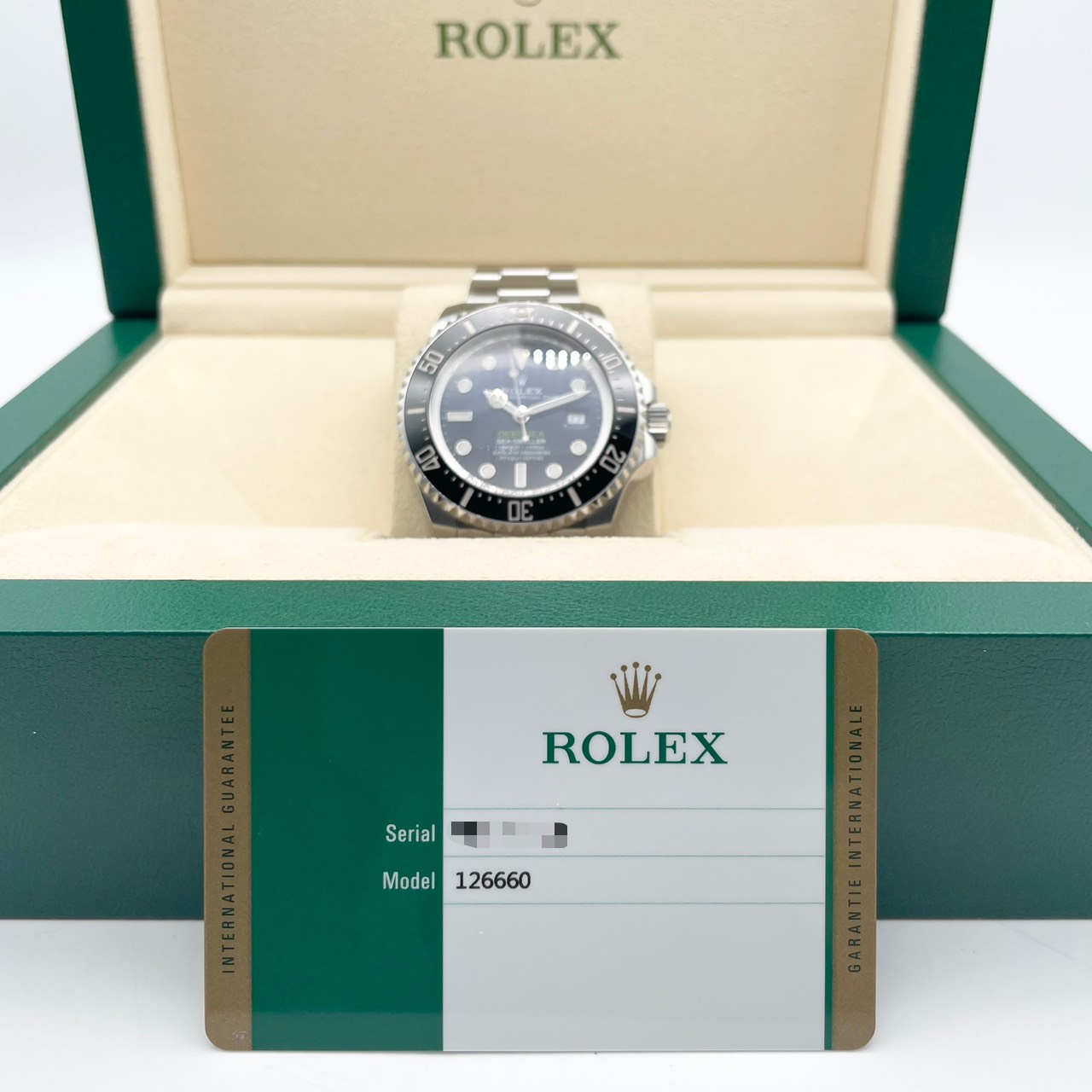 ����å��� �����ɥ����顼 �ǥ����ץ��� 126660 D�֥롼 ���ƥ�쥹�������� 44mm