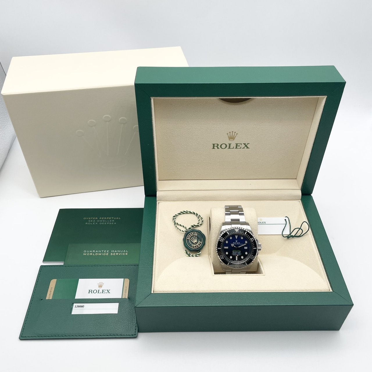 ����å��� �����ɥ����顼 �ǥ����ץ��� 126660 D�֥롼 ���ƥ�쥹�������� 44mm