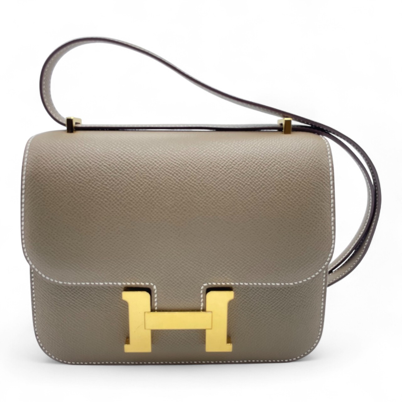 101377609 エルメス HERMES コンスタンス Hベルト トゥアレグ メンズ ボックスカーフ トゴ ブラック コルヴェール #110 □R刻印 エルメス(HERMES)エルメス コンスタンスエラン ゴールド ショルダー