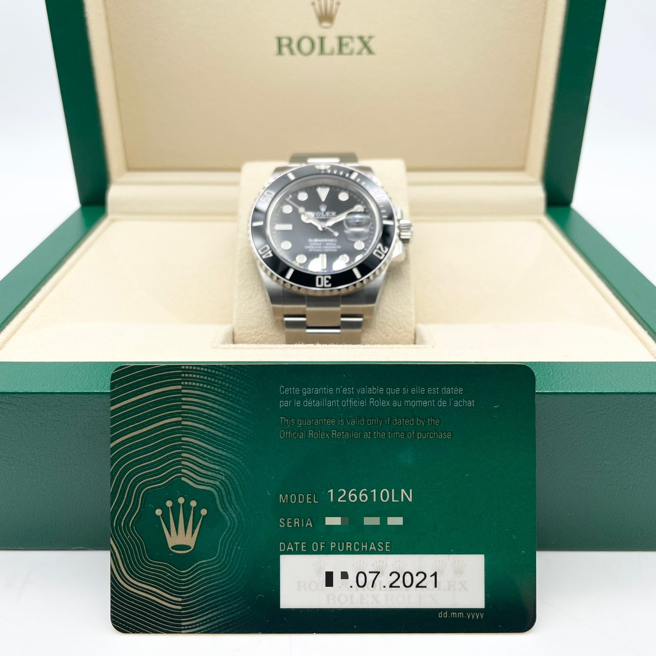 ����å��� ���֥ޥ꡼�ʡ��ǥ��� 126610LN �֥�å� 41mm