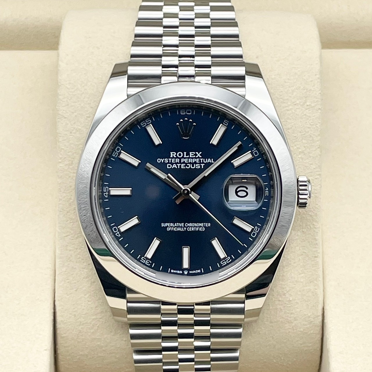 �ڸ����ò��ۥ���å��� �ǥ��ȥ��㥹�� 126300 �֥饤�ȥ֥롼 ����ӥ꡼�֥쥹��åȡ�41mm