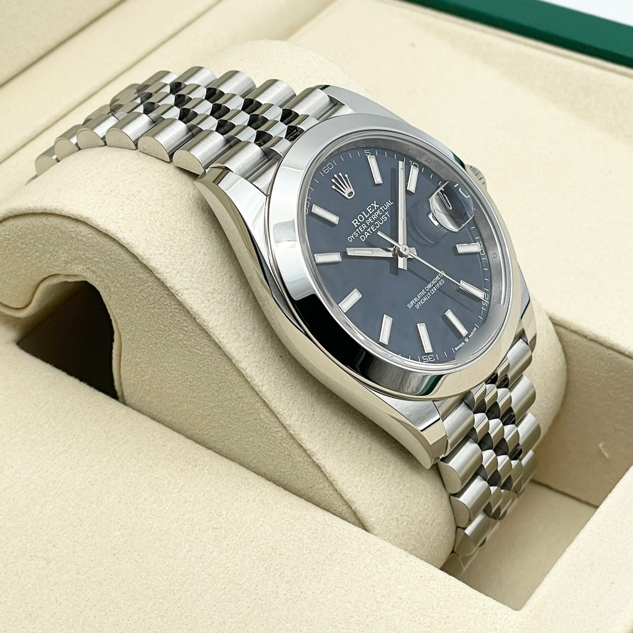 �ڸ����ò��ۥ���å��� �ǥ��ȥ��㥹�� 126300 �֥饤�ȥ֥롼 ����ӥ꡼�֥쥹��åȡ�41mm