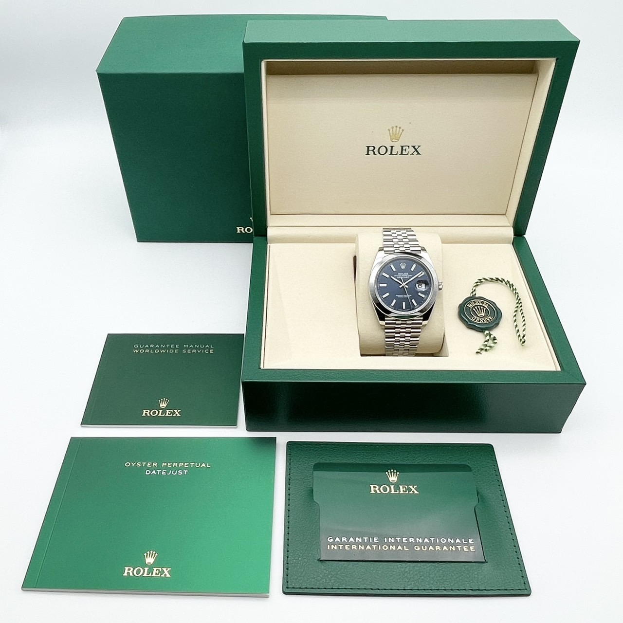 �ڸ����ò��ۥ���å��� �ǥ��ȥ��㥹�� 126300 �֥饤�ȥ֥롼 ����ӥ꡼�֥쥹��åȡ�41mm