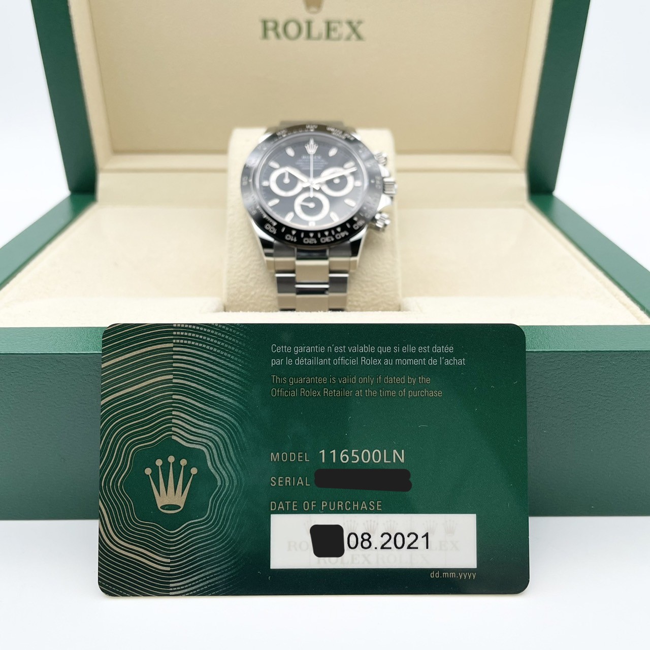 ����å��� �ǥ��ȥ� 116500LN  �֥�å� �����������֥쥹��å� 40mm