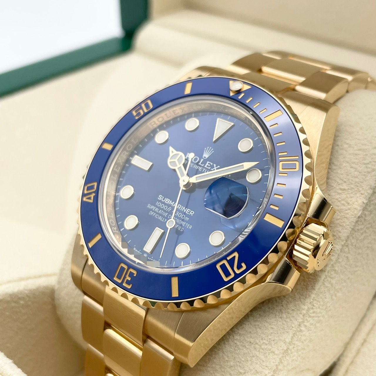 �ڿ��Ƥ����������ۥ���å��� ���֥ޥ꡼�� �ǥ��� 126618LB �������֥롼 41mm