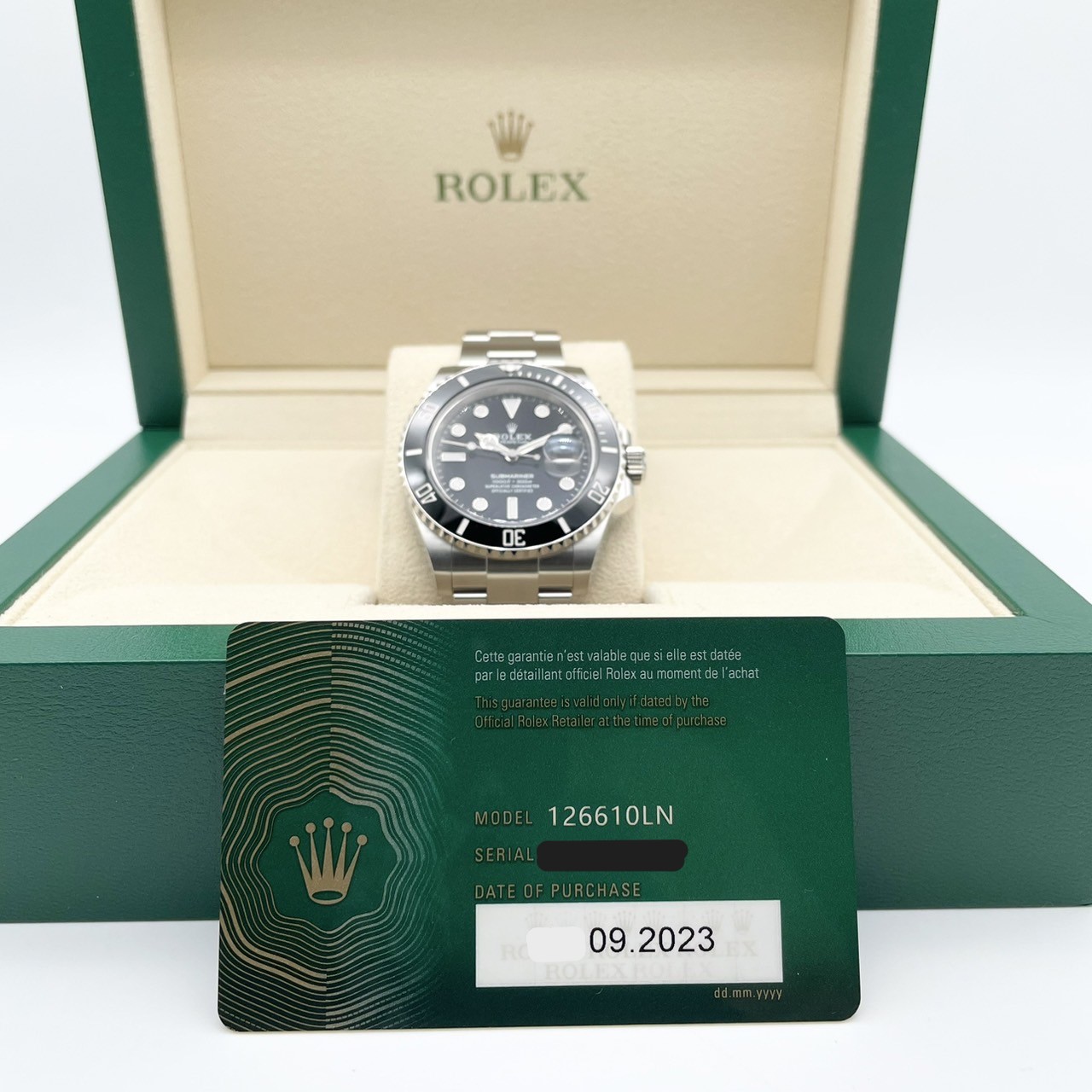 ����å��� ���֥ޥ꡼�ʥǥ��� 126610LN �֥�å� 41mm