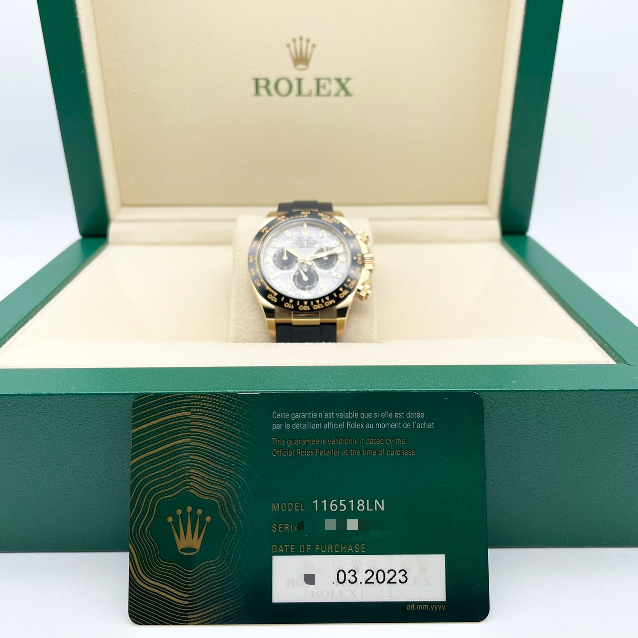 ����å��� �ǥ��ȥ� 116518LN ��ƥ��饤�ȡ��֥�å� �֥�å���С��٥�� 40mm
