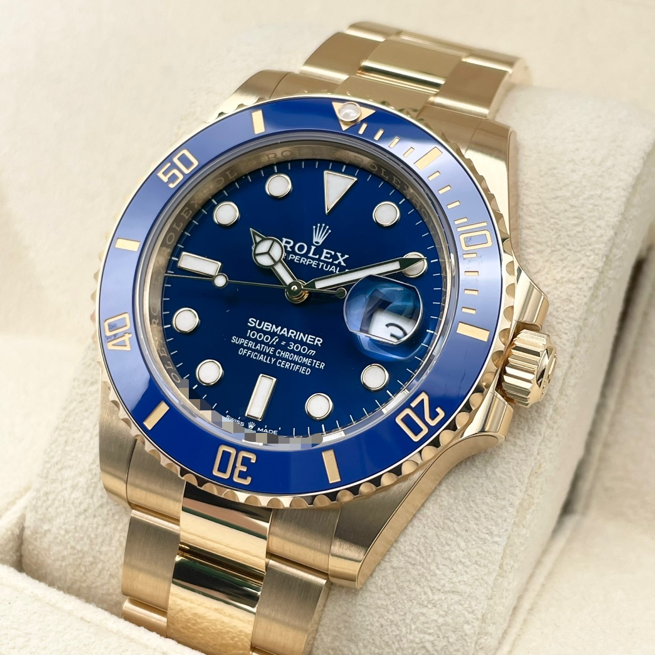 ����å��� ���֥ޥ꡼�� �ǥ��� 126618LB �������֥롼 41mm