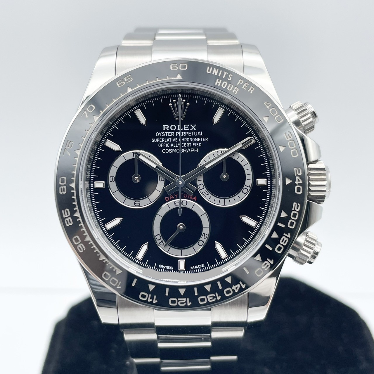 ����å��� �ǥ��ȥ� 126500LN  �֥�å� ���ƥ�쥹�������� �����������֥쥹 40mm