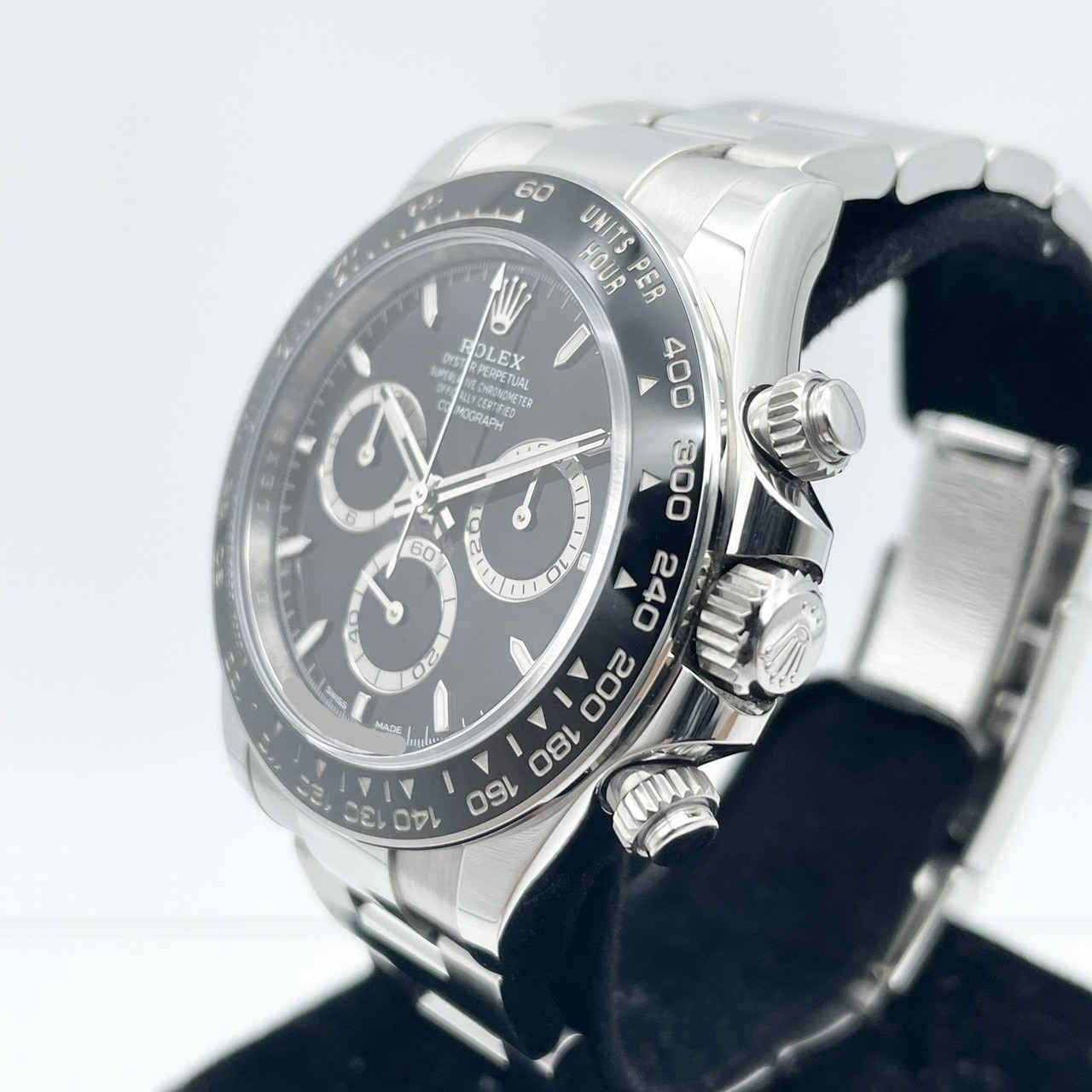 ����å��� �ǥ��ȥ� 126500LN  �֥�å� ���ƥ�쥹�������� �����������֥쥹 40mm