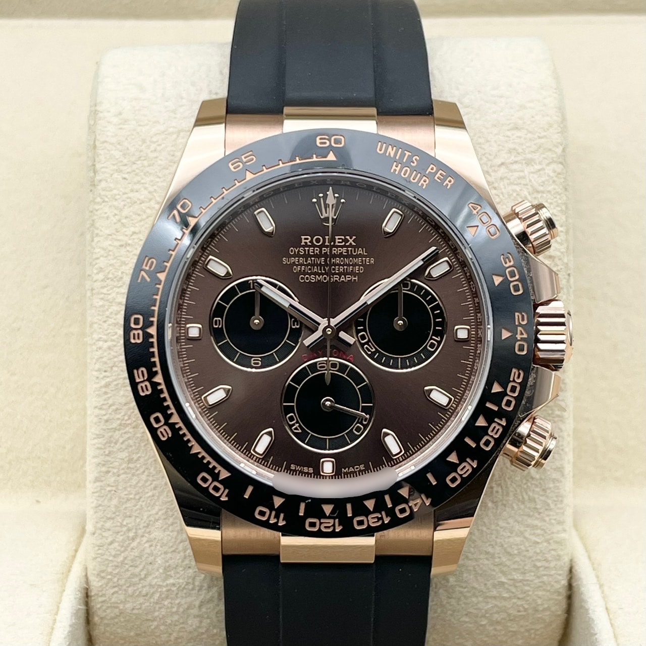 ����å��� �ǥ��ȥ� 116515LN  �֥�å���С��٥�� ���祳�졼�ȡ��֥�å� 40mm
