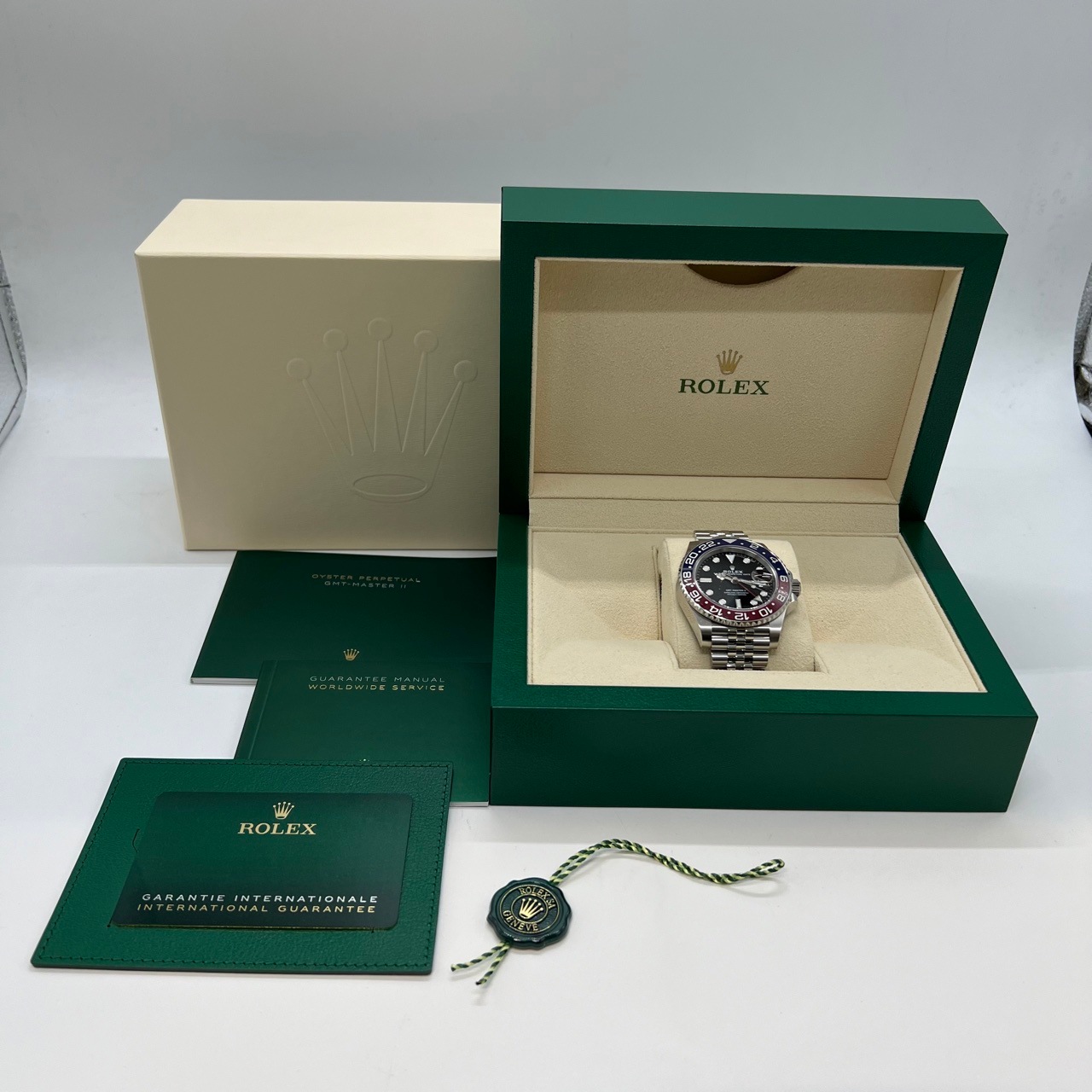 ����å��� GMT�ޥ�����II 126710BLRO ����ӥ꡼�֥쥹��å� �֥�å� �ڥץ� 40mm