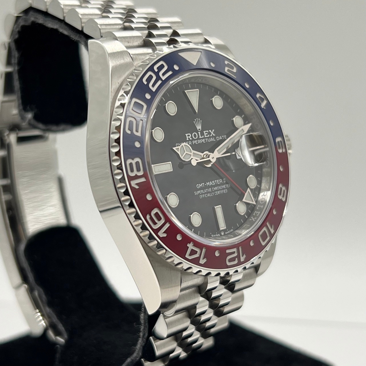 ����å��� GMT�ޥ�����II 126710BLRO ����ӥ꡼�֥쥹��å� �֥�å� �ڥץ� 40mm