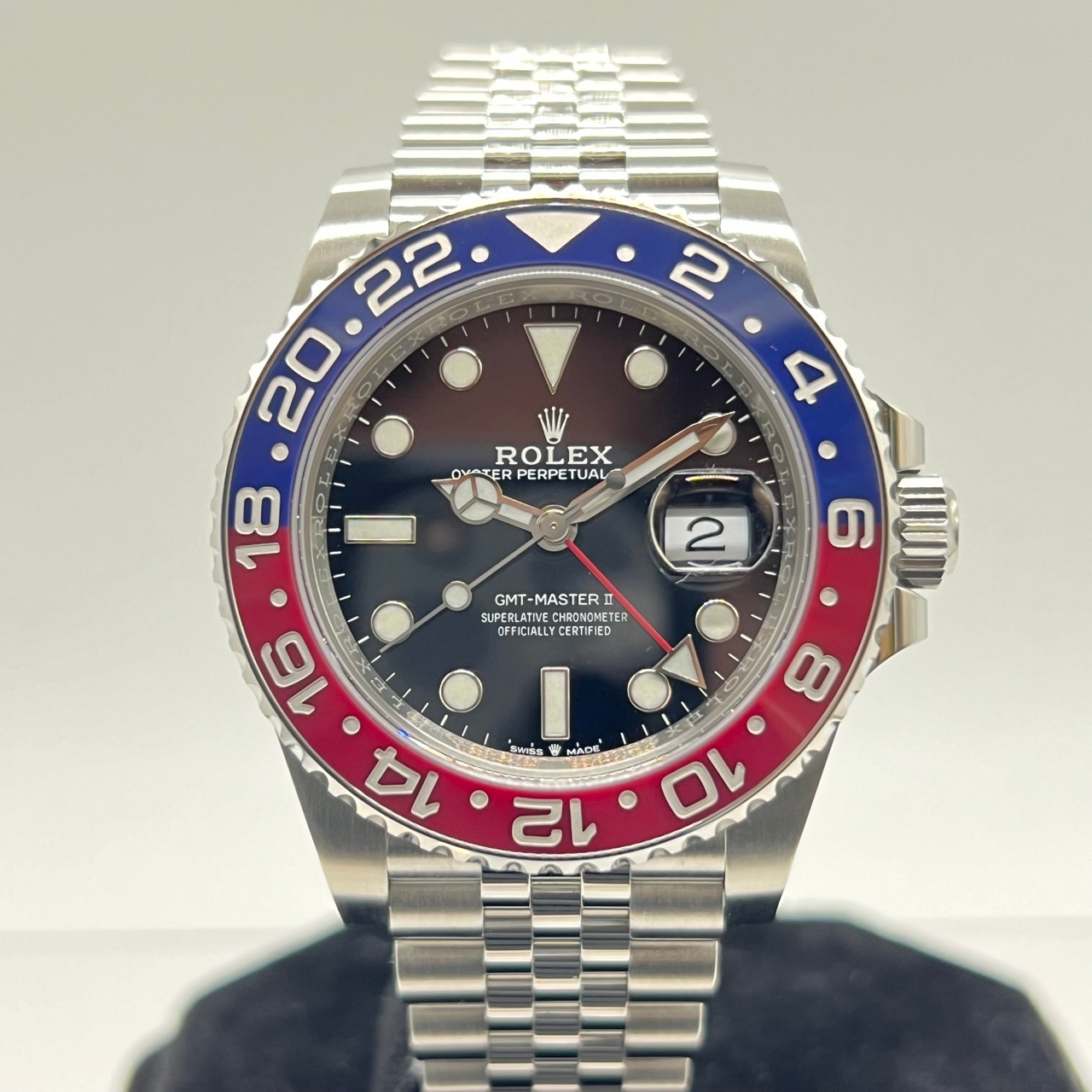 ����å��� GMT�ޥ�����II 126710BLRO ����ӥ꡼�֥쥹��å� �֥�å� �ڥץ� 40mm