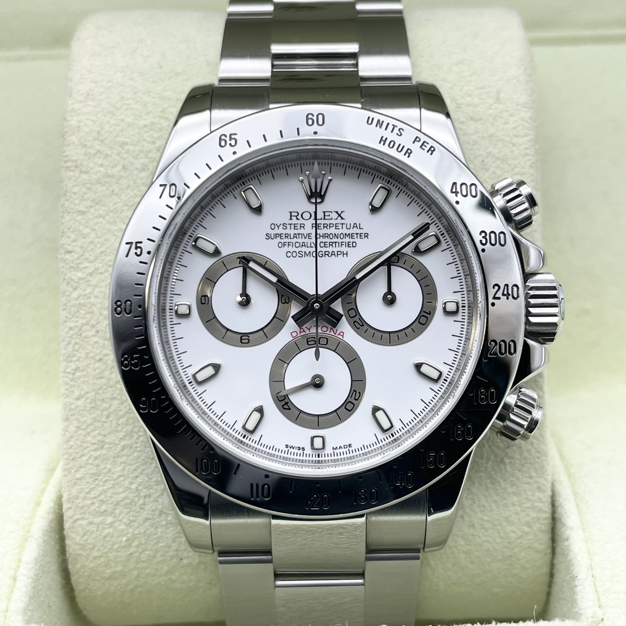 ��M�֡���°�ʴ��ʡ��ۥ���å��� �ǥ��ȥ� 116520 �ۥ磻�� ���ƥ�쥹�������� 40mm