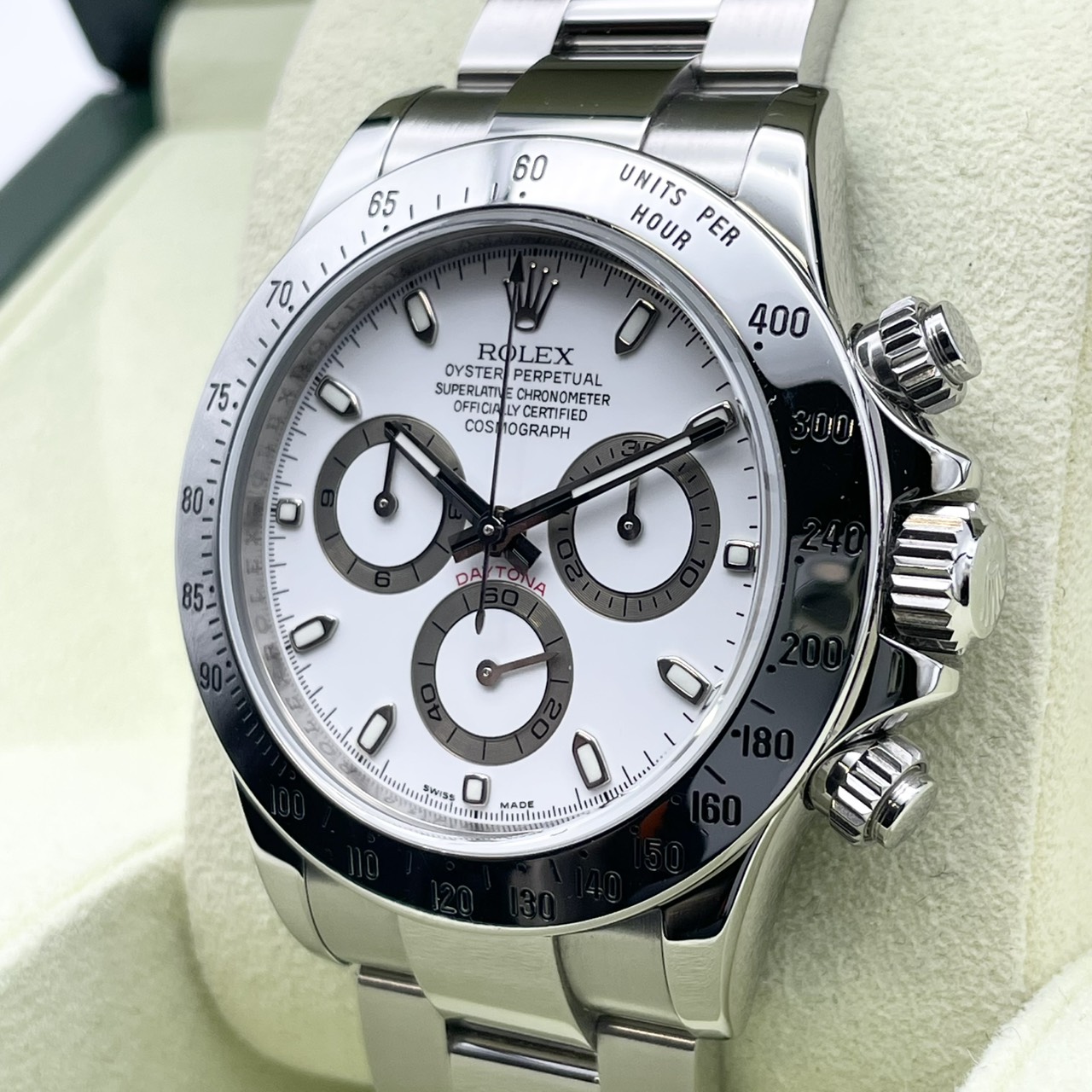 ��M�֡���°�ʴ��ʡ��ۥ���å��� �ǥ��ȥ� 116520 �ۥ磻�� ���ƥ�쥹�������� 40mm