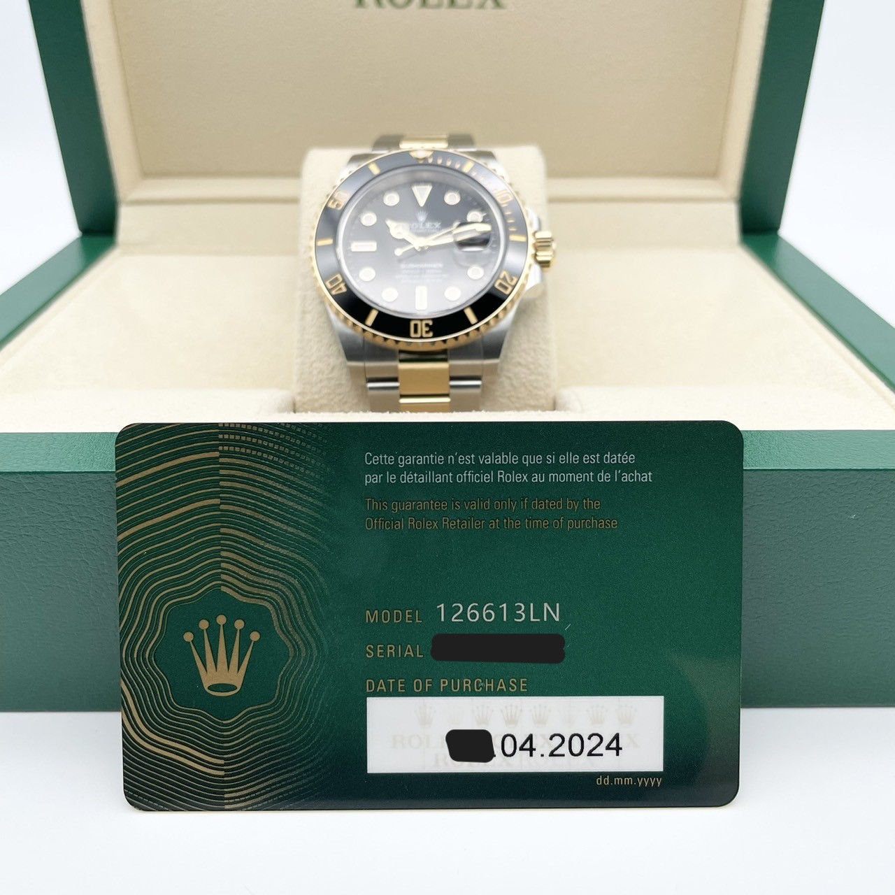 ��3���ָ����ò����ۥ���å��� ���֥ޥ꡼�ʥǥ��� 126613LN �֥�å� 41mm