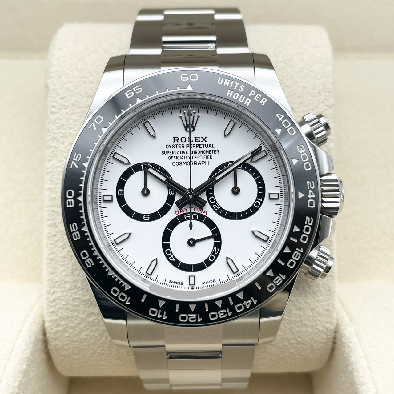 ����å��� �ǥ��ȥ� 126500LN  �ۥ磻�� 40mm ���ƥ�쥹�������� �����������֥쥹