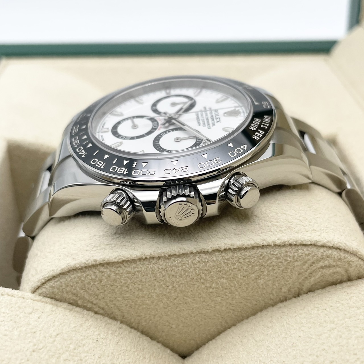 ����å��� �ǥ��ȥ� 126500LN  �ۥ磻�� 40mm ���ƥ�쥹�������� �����������֥쥹