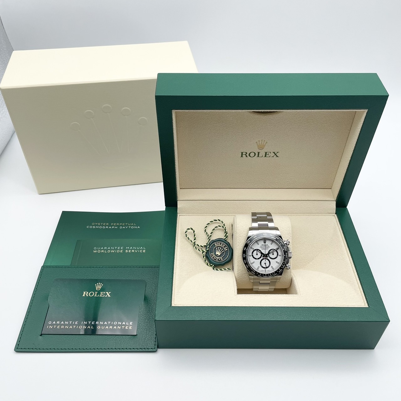 ����å��� �ǥ��ȥ� 126500LN  �ۥ磻�� 40mm ���ƥ�쥹�������� �����������֥쥹