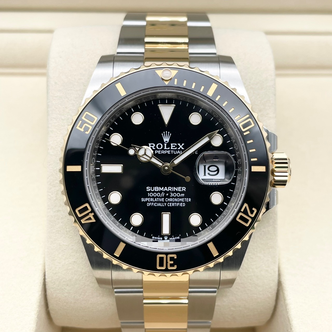 �ڸ����ò��ۥ���å��� ���֥ޥ꡼�ʥǥ��� 126613LN �֥�å� ���ƥ�쥹��������+��������������� 41mm