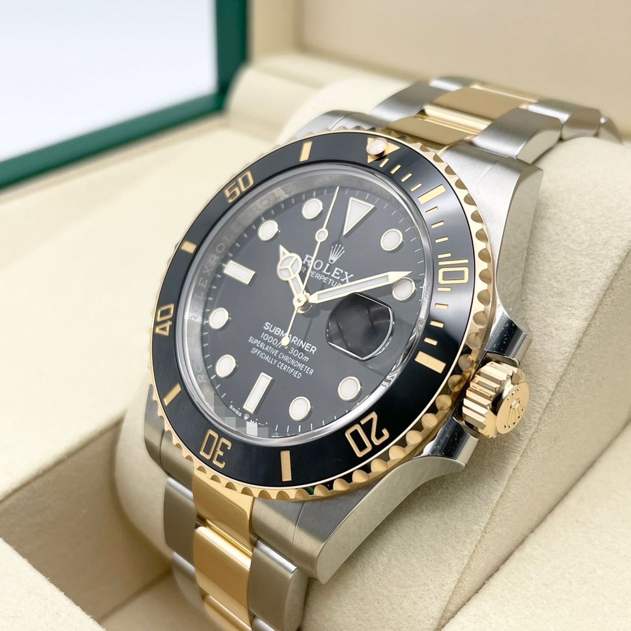 �ڸ����ò��ۥ���å��� ���֥ޥ꡼�ʥǥ��� 126613LN �֥�å� ���ƥ�쥹��������+��������������� 41mm