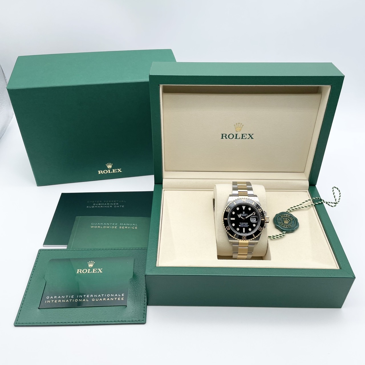 �ڸ����ò��ۥ���å��� ���֥ޥ꡼�ʥǥ��� 126613LN �֥�å� ���ƥ�쥹��������+��������������� 41mm