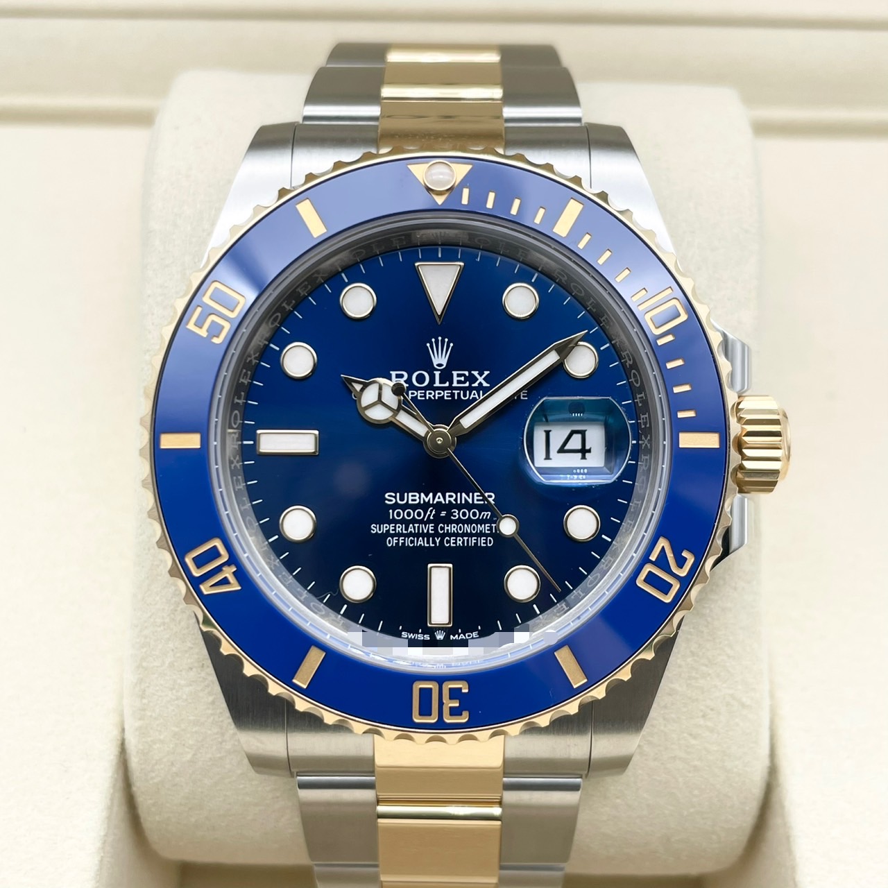 ���ĲƤΥ���ӡ��ۥ���å��� ���֥ޥ꡼�ʡ��ǥ��� 126613LB �������֥롼 41mm