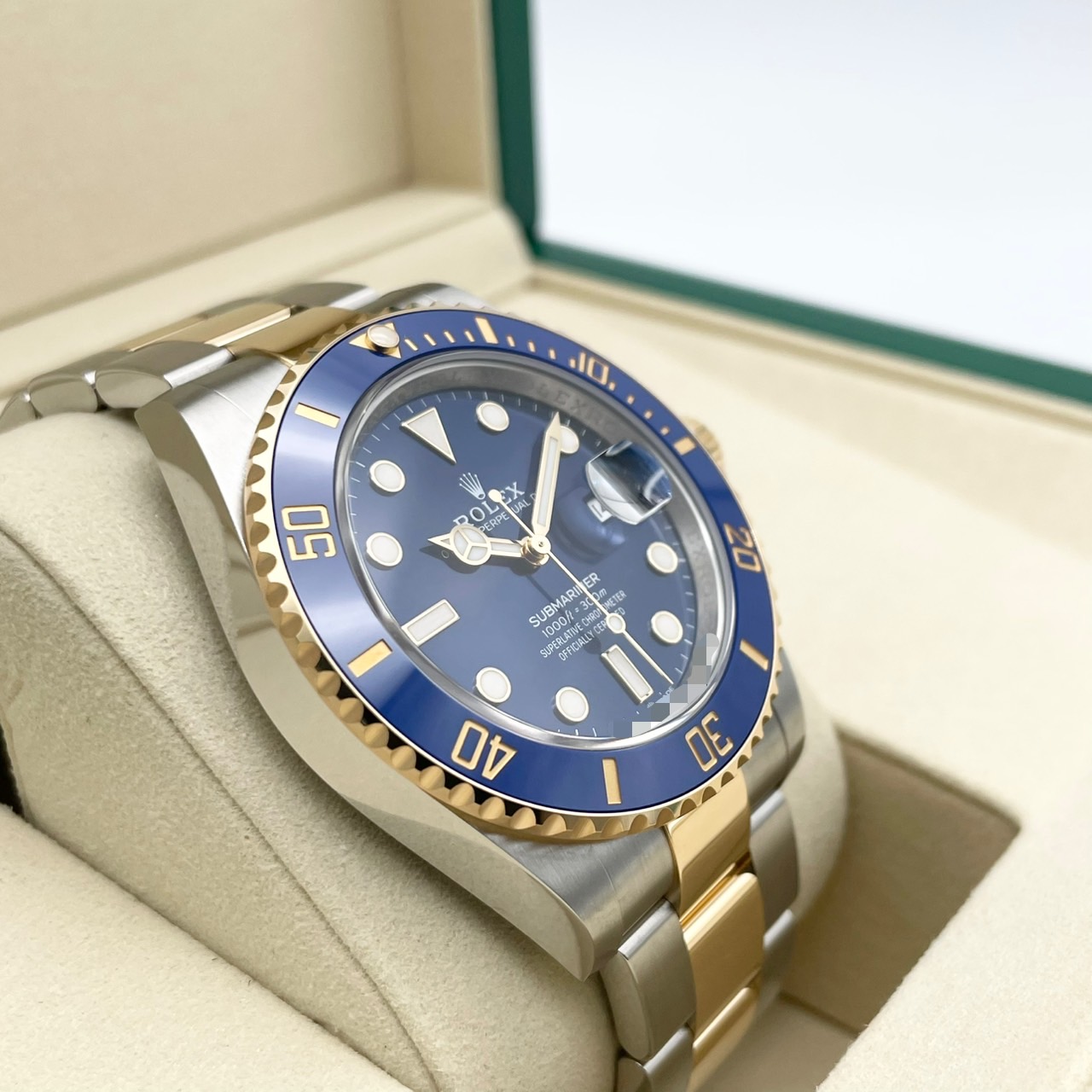 ���ĲƤΥ���ӡ��ۥ���å��� ���֥ޥ꡼�ʡ��ǥ��� 126613LB �������֥롼 41mm