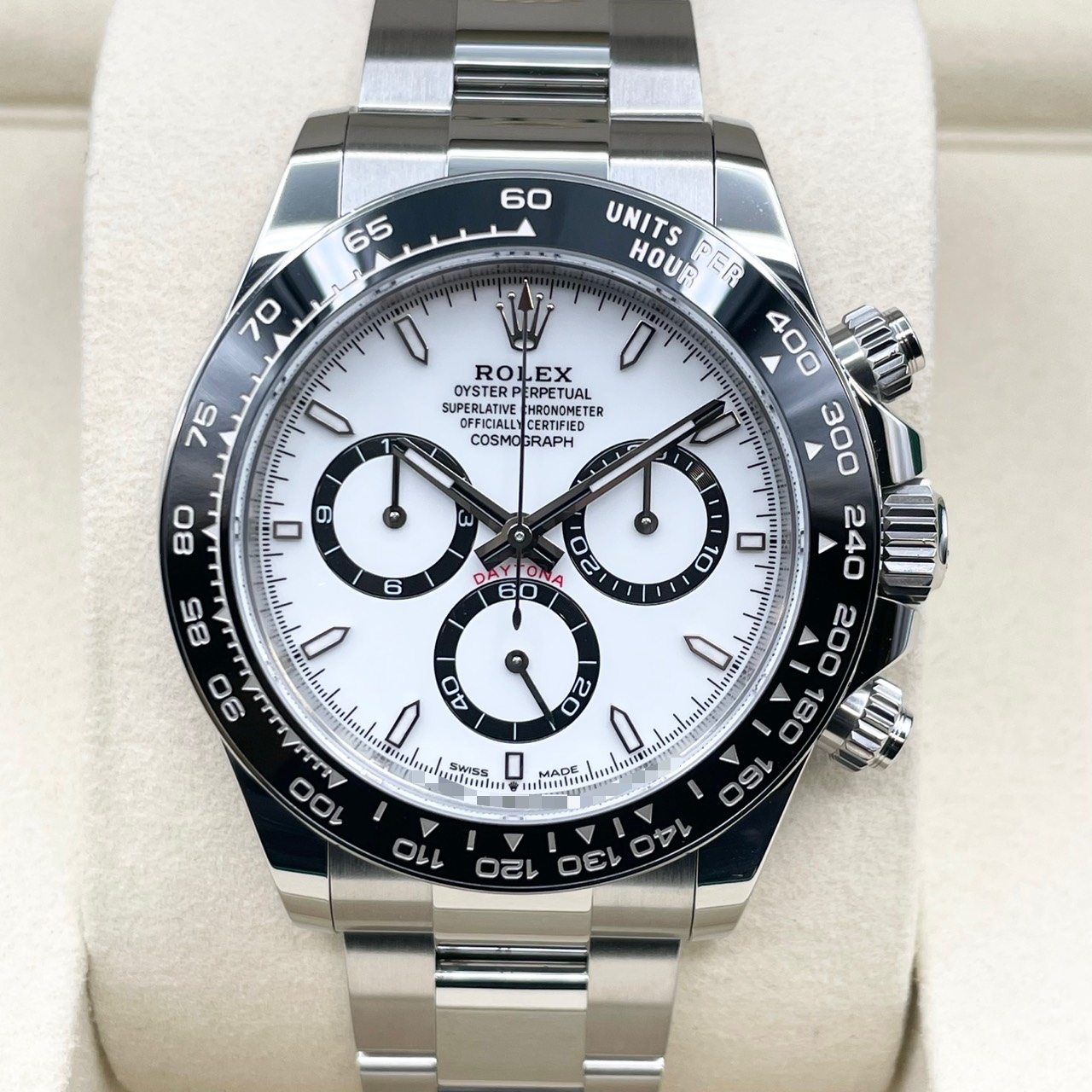 ���ݾڽ�����2026ǯ1��ۥ���å��� �ǥ��ȥ� 126500LN �ۥ磻�� ���ƥ�쥹�������� 40mm