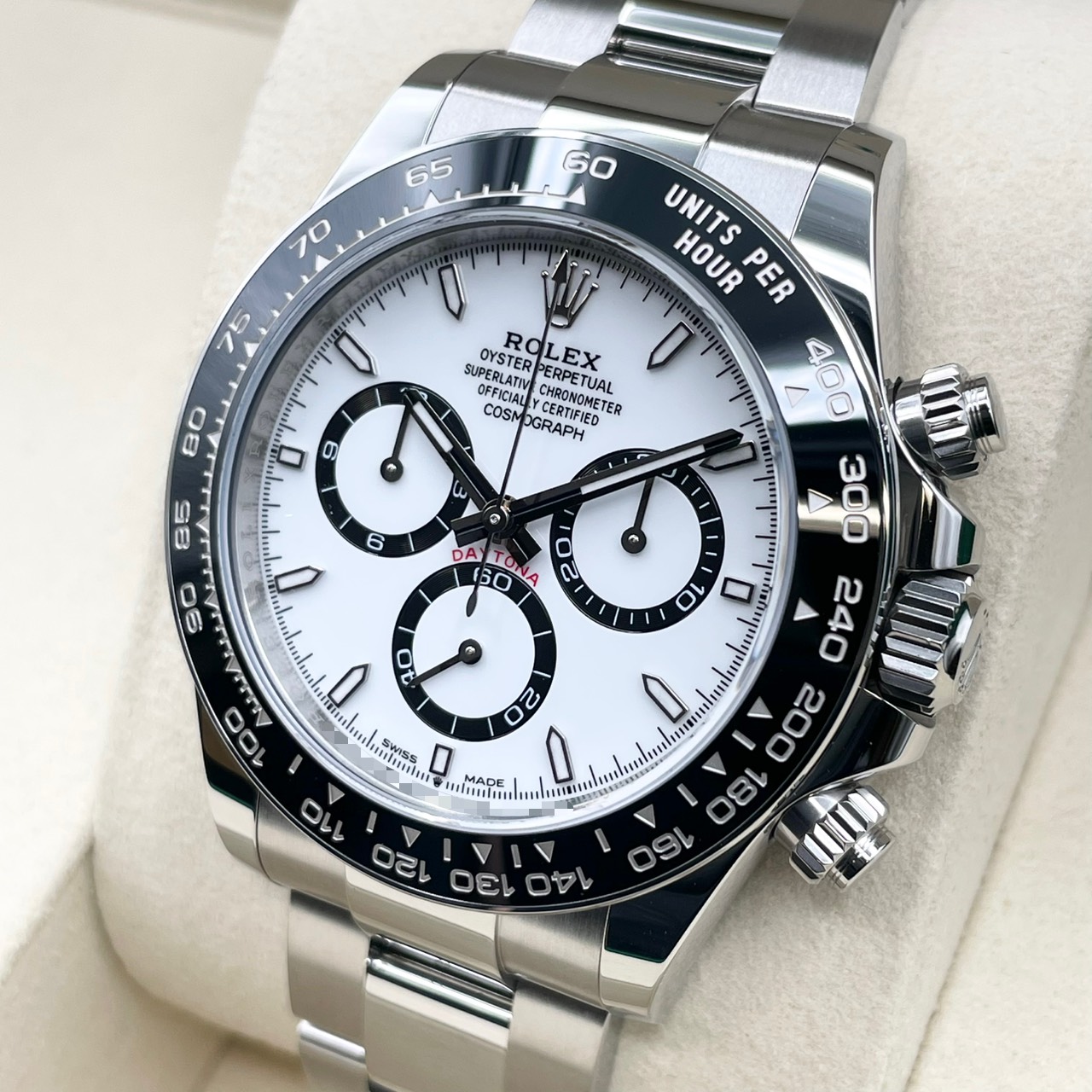���ݾڽ�����2026ǯ1��ۥ���å��� �ǥ��ȥ� 126500LN �ۥ磻�� ���ƥ�쥹�������� 40mm