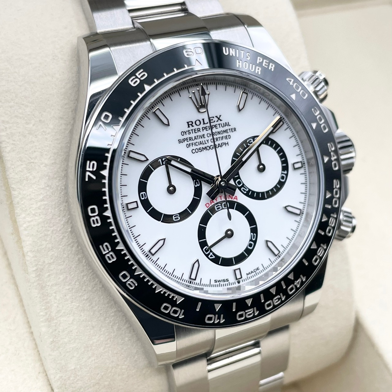 ���ݾڽ�����2026ǯ1��ۥ���å��� �ǥ��ȥ� 126500LN �ۥ磻�� ���ƥ�쥹�������� 40mm