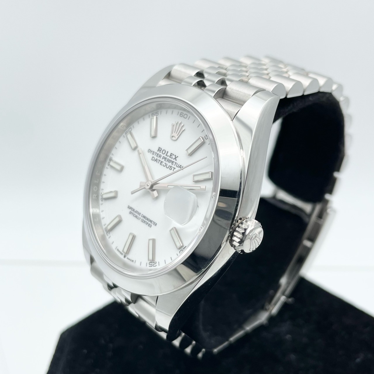 ����å��� �ǥ��ȥ��㥹�� 126300 �ۥ磻�� ���ƥ�쥹�������롡41mm