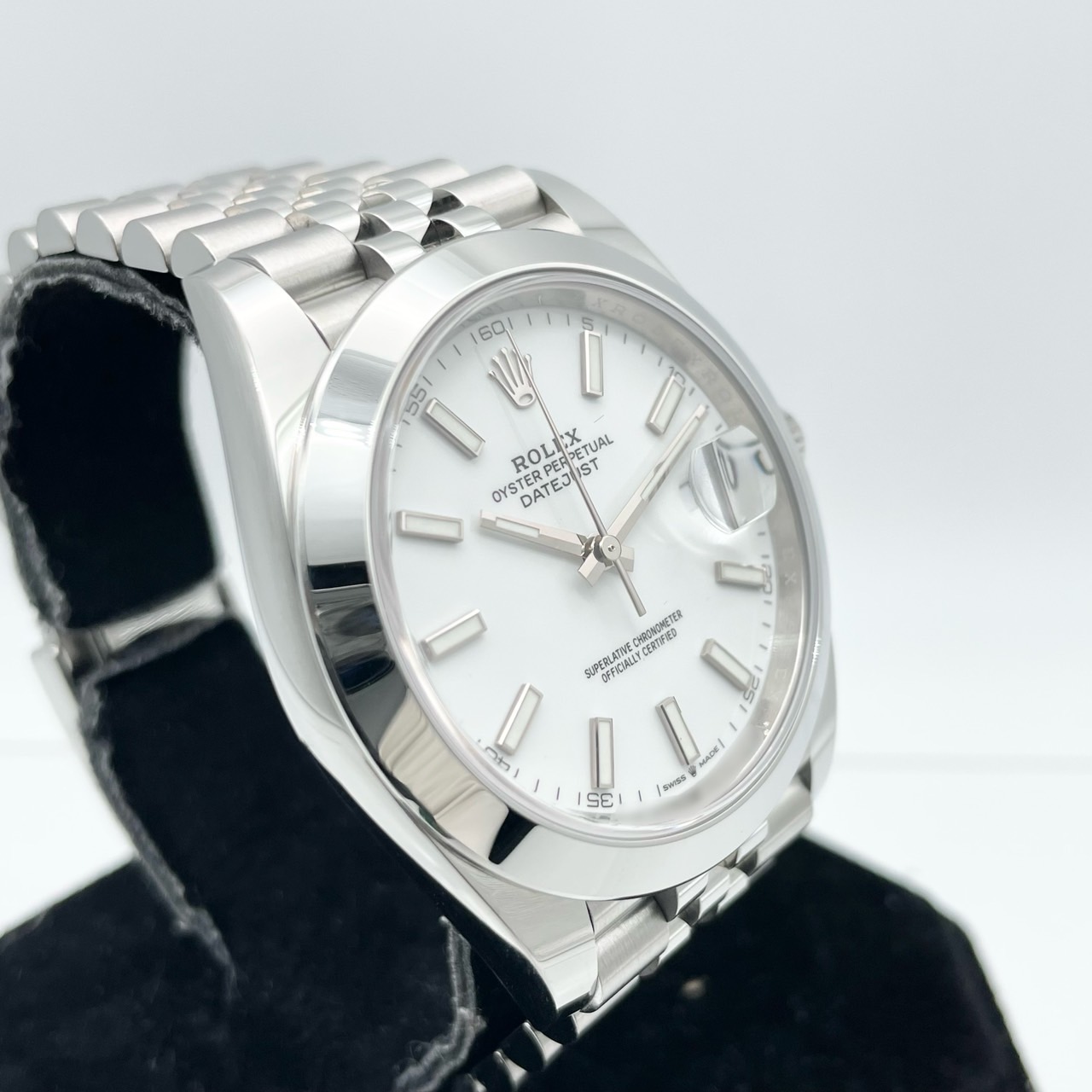 ����å��� �ǥ��ȥ��㥹�� 126300 �ۥ磻�� ���ƥ�쥹�������롡41mm