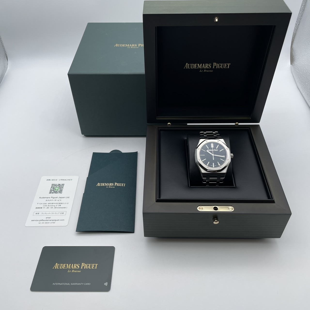 �����ǥޥԥ� ������륪����15510ST.OO.1320ST.07 �֥�å� 41mm