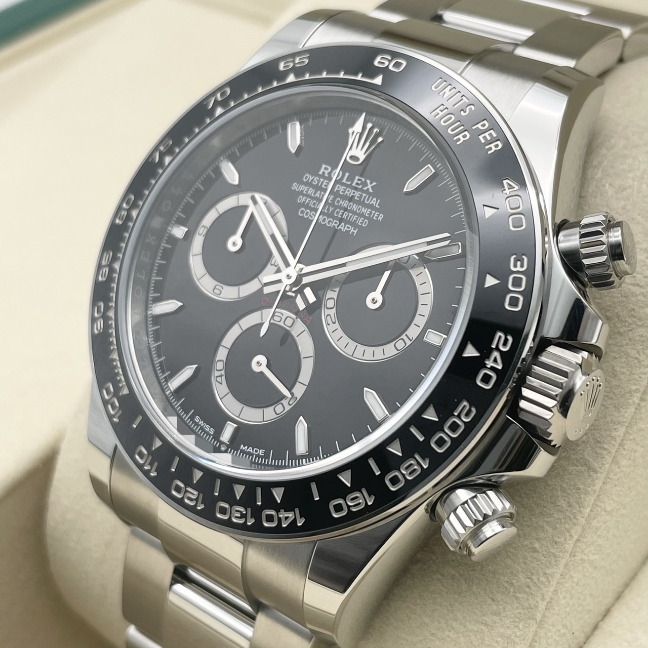 ��2025ǯ7���顪�ۥ���å��� �ǥ��ȥ� 126500LN  �֥�å� 40mm ���ƥ�쥹�������� �����������֥쥹