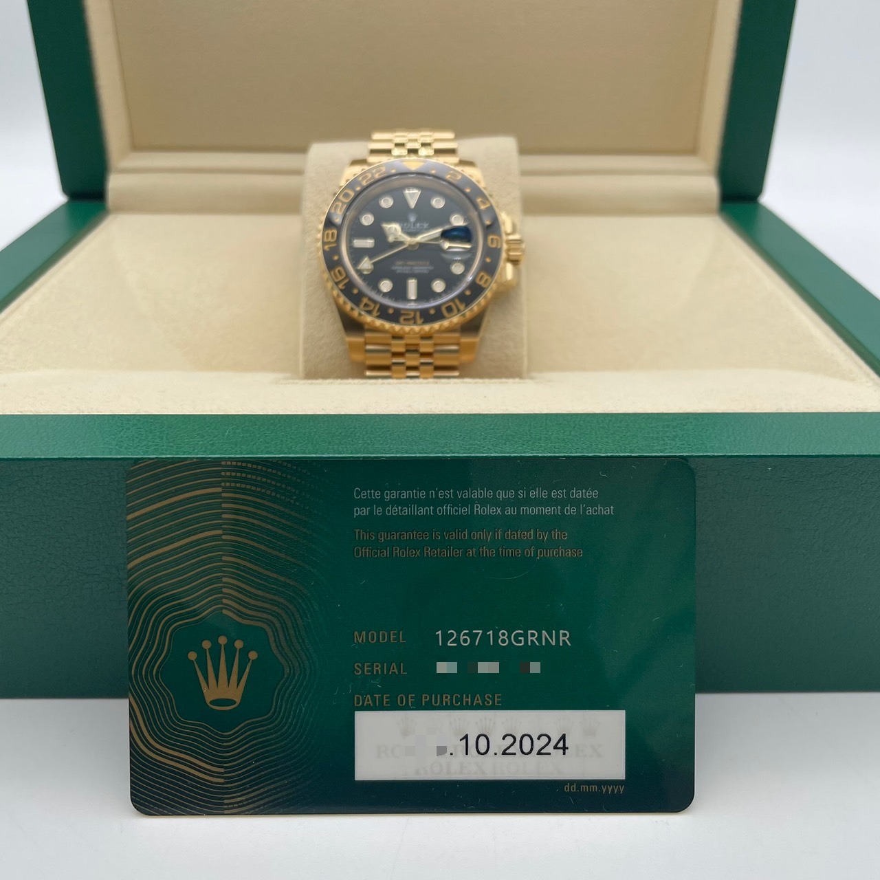 ����å��� GMT�ޥ�����II 126718GRNR ��������������� ����ӥ꡼�֥쥹��å� �֥�å� 40mm