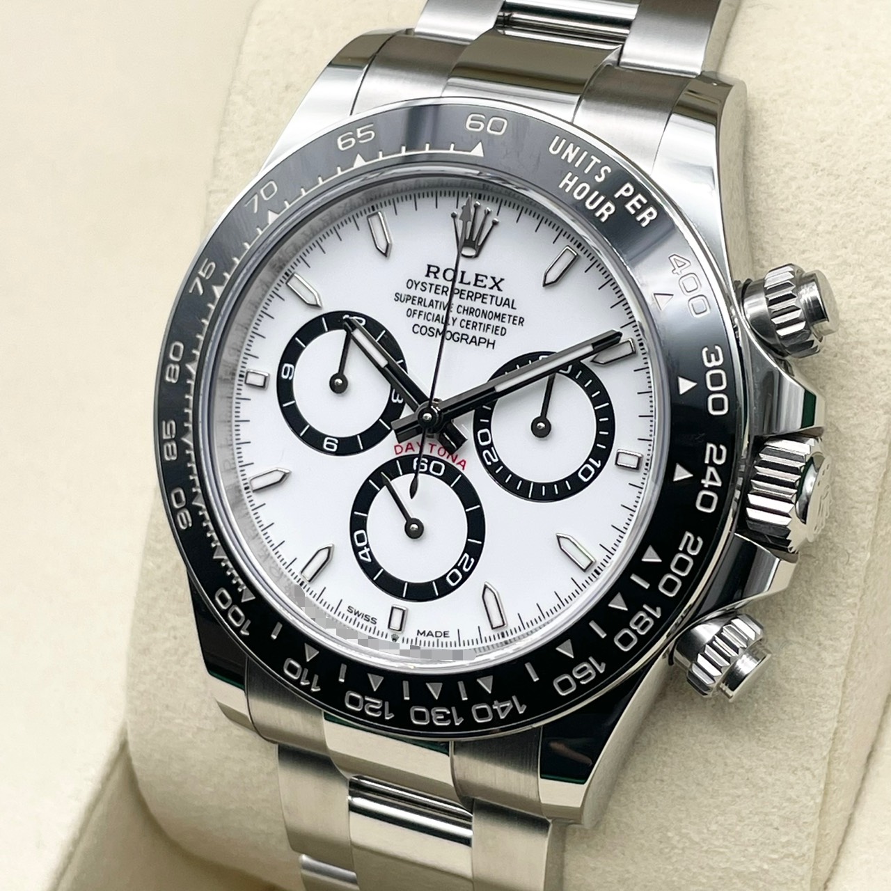 ���ݾڽ�����2025ǯ12��ۥ���å��� �ǥ��ȥ� 126500LN �ۥ磻�� ���ƥ�쥹�������� 40mm