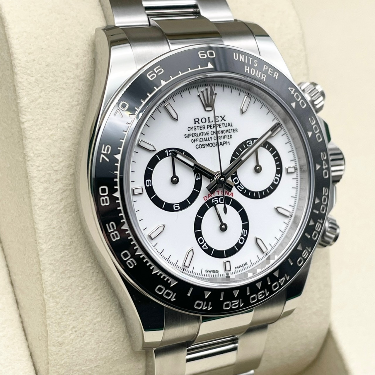 ���ݾڽ�����2025ǯ12��ۥ���å��� �ǥ��ȥ� 126500LN �ۥ磻�� ���ƥ�쥹�������� 40mm