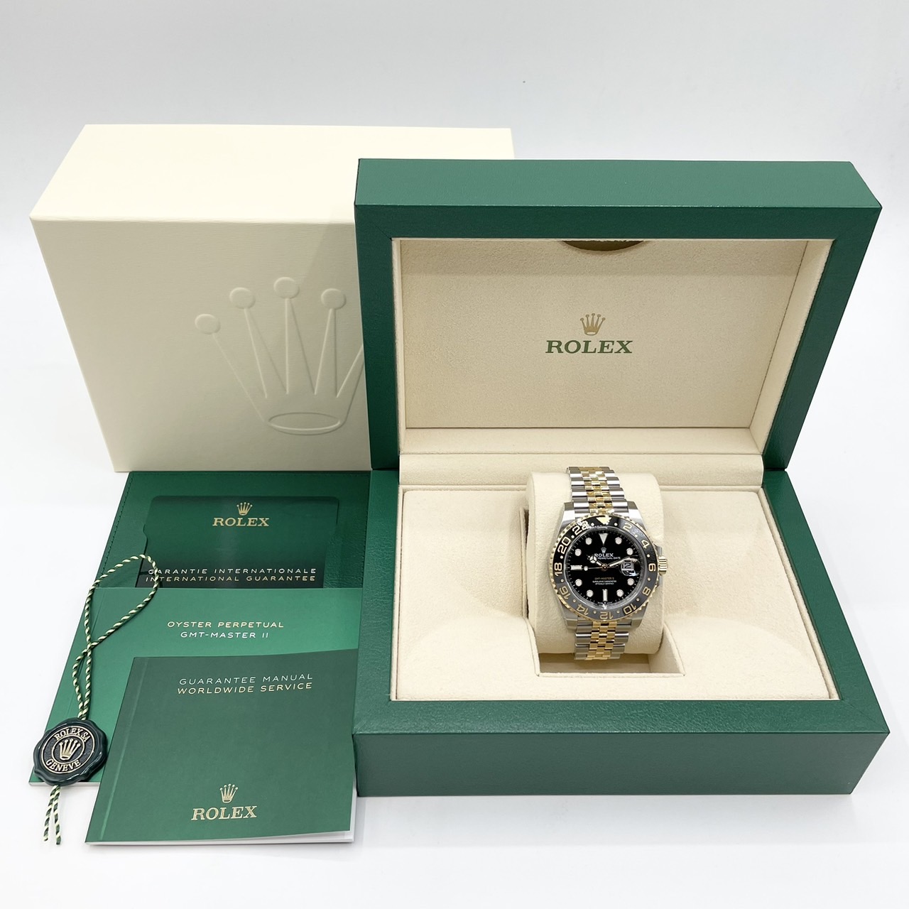 ��2023ǯ����ۥ���å��� GMT�ޥ�����II 126713GRNR �֥�å� 40mm