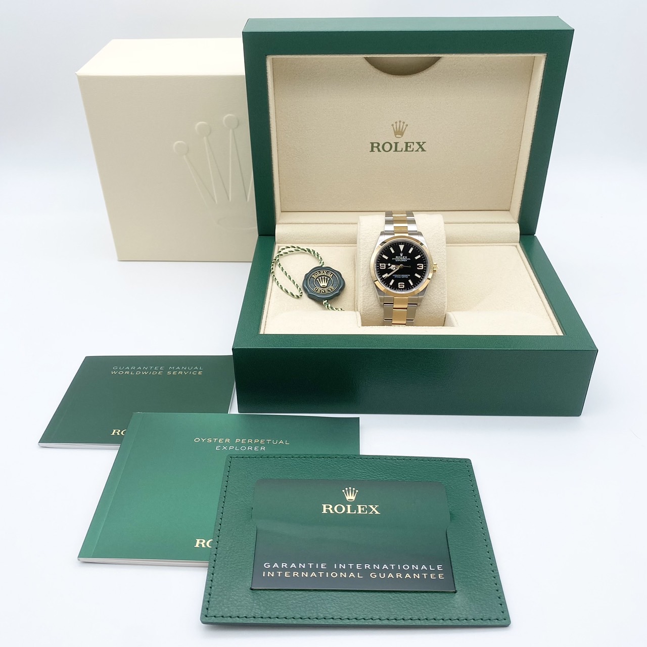 ロレックス 純正箱 BOX ROLEX 124273購入時付属品 時計 新品)ROLEX ロレックス エクスプローラー I 124273（商品ID