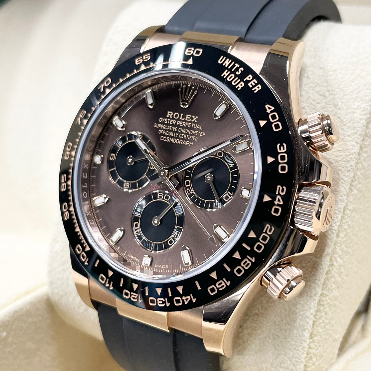 ����å��� �ǥ��ȥ� 116515LN ���祳�졼�ȡ��֥�å� ���С�������������� 40mm